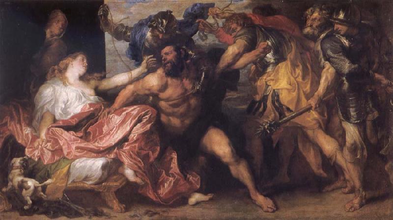 Anthony Van Dyck Samson and Delilah France oil painting art